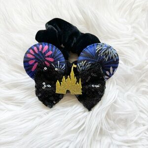 Disney castle Mouse Scrunchies Mouse Hair Tie Adult Disney Kid Hair Accessories
